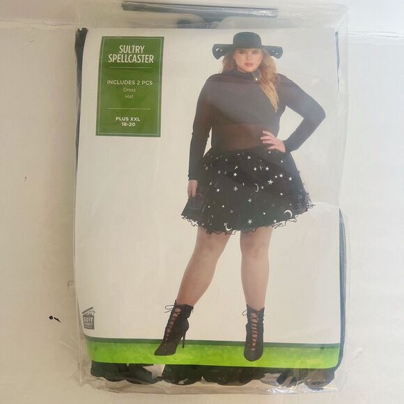 NWT Sulty Spellcaster Women's Halloween Costume Witch Sorceress Size XXL - Picture 2 of 4